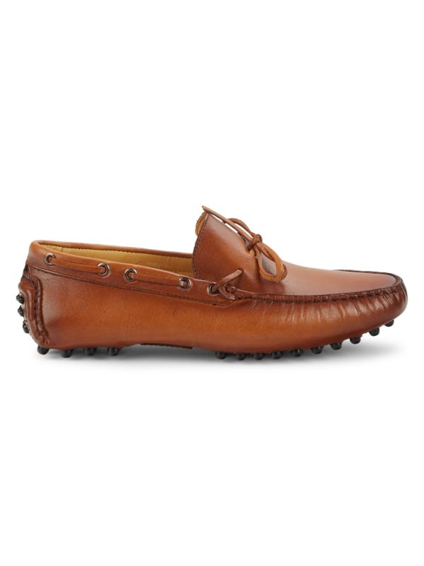 Saks Fifth Avenue Leather Driving Loafers